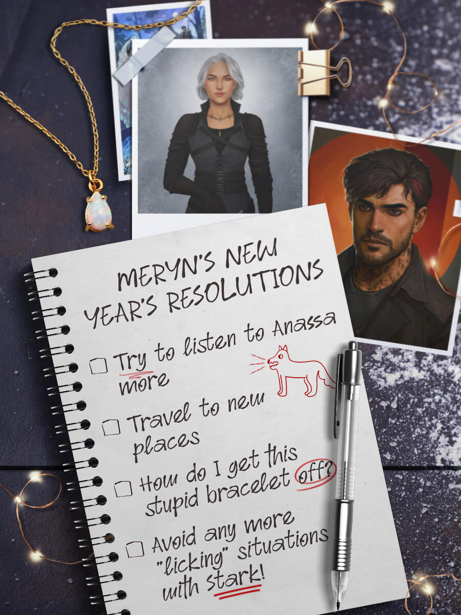 Meryn's New Years Resolutions Meryn's New Years Resolutions